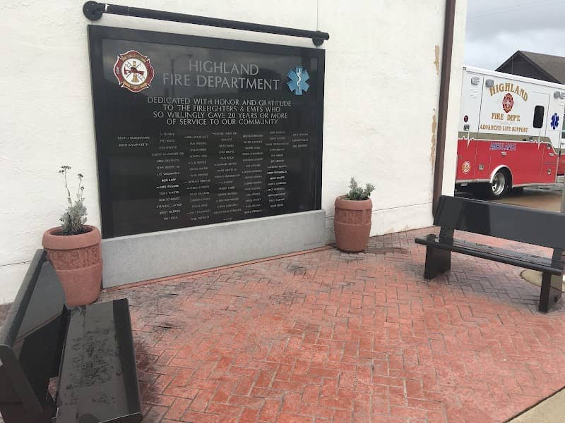 Highland Fire Department Memorial Wall - Image 2