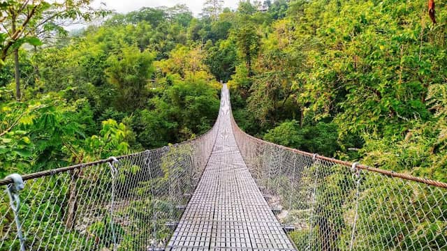 Basanta Khola Suspension Bridge - Image 1