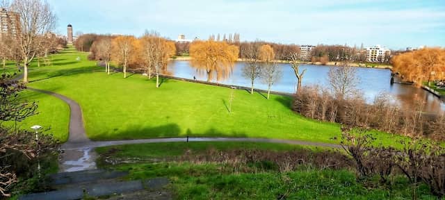 Rozenheuvel in Burgemeester Hoekstrapark te Zoetermeer - Image 1