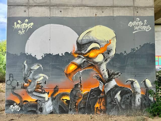 Graffitis Fal Törökbálint - Image 1