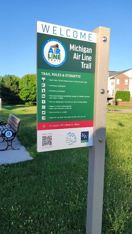 Michigan Air Line Trail (Wixom Rd crossing) - Image 1