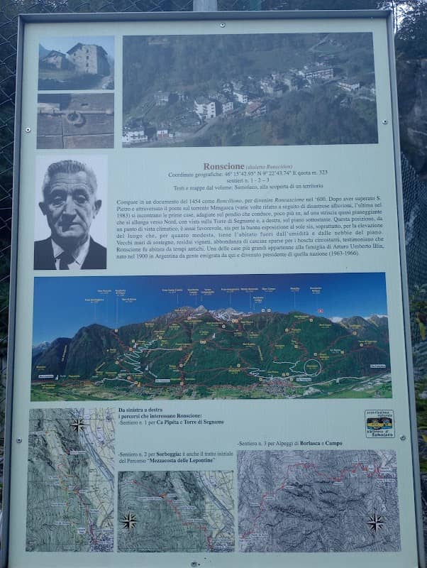 Information placard on discovery of Samolaco - Image 1