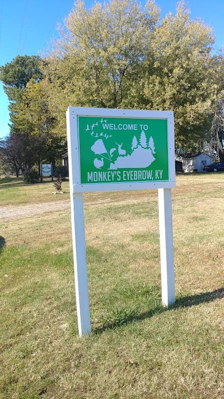 Monkeys Eyebrow, KY Welcome Sign - Image 1