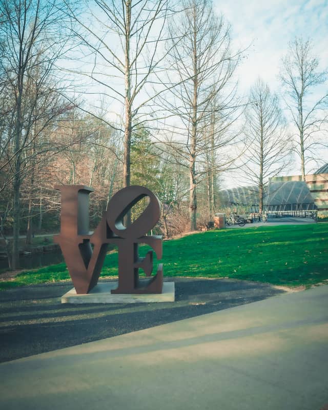 LOVE Sculpture at Crystal Bridges - Image 1