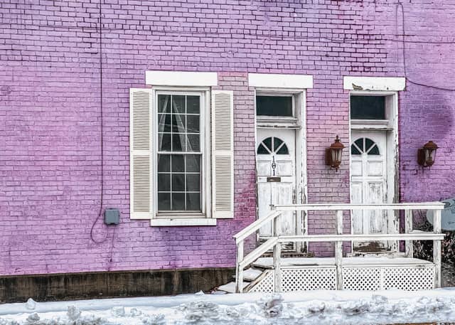 Augusta Purple Brick Facade - Image 1