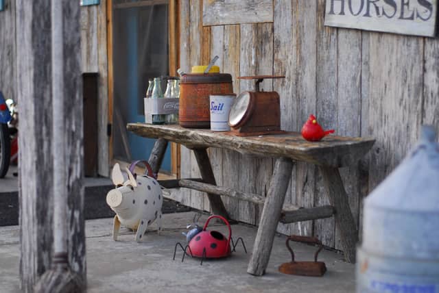 Rustic Americana Porch Display - Image 1