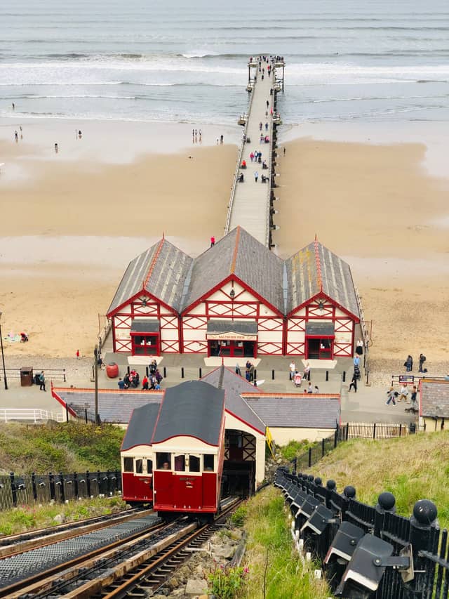 Saltburn Cliff Tramway and Pier - Image 1