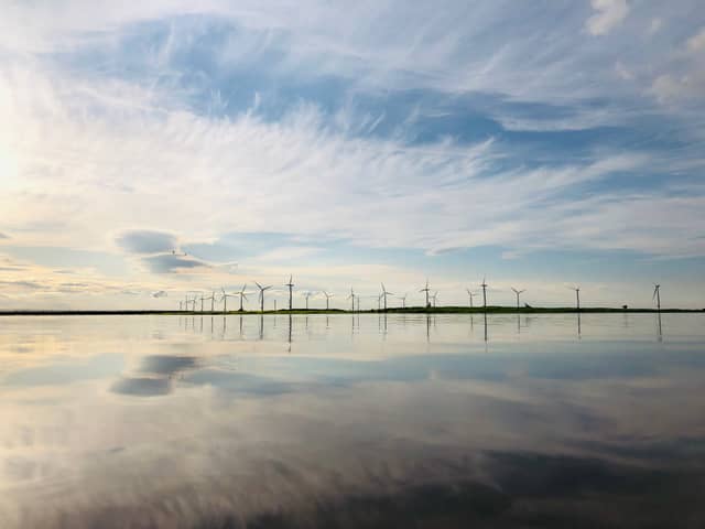 Teesside Wind Farm from Redcar Beach - Image 1