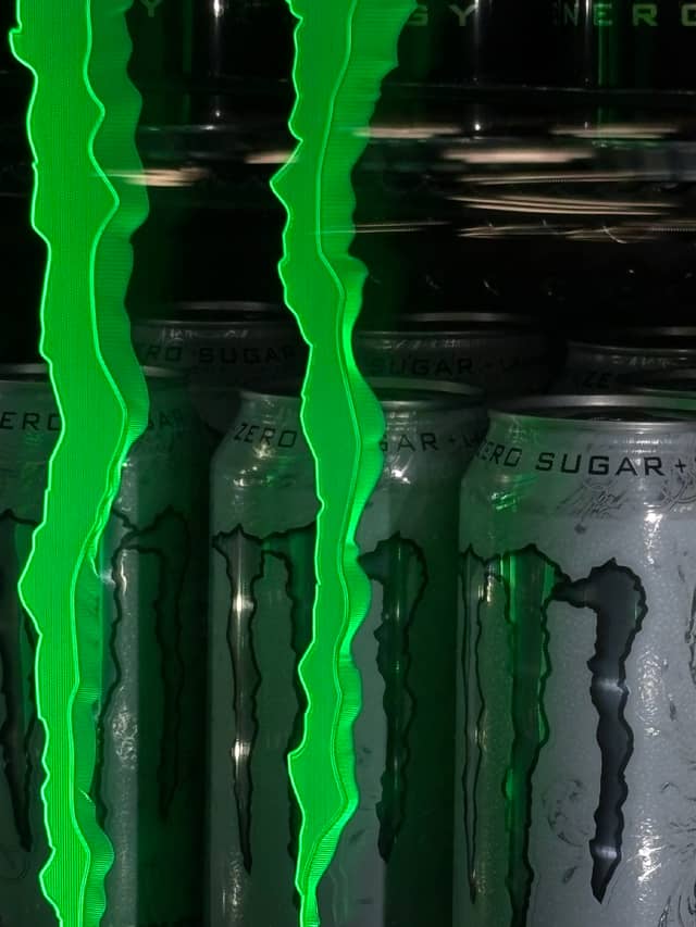 Neon Energy Drink Display - Image 1