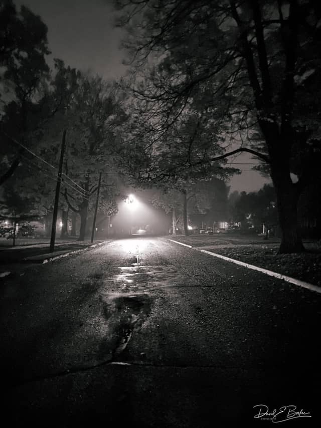 Owosso Foggy Nightscape - Image 1