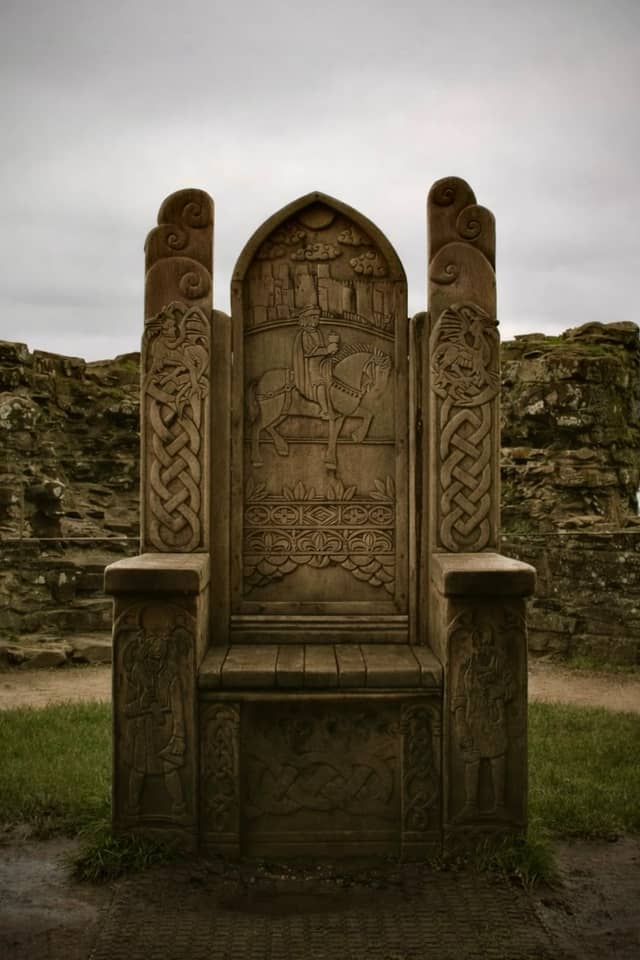 Conwy Castle Wooden Throne - Image 1
