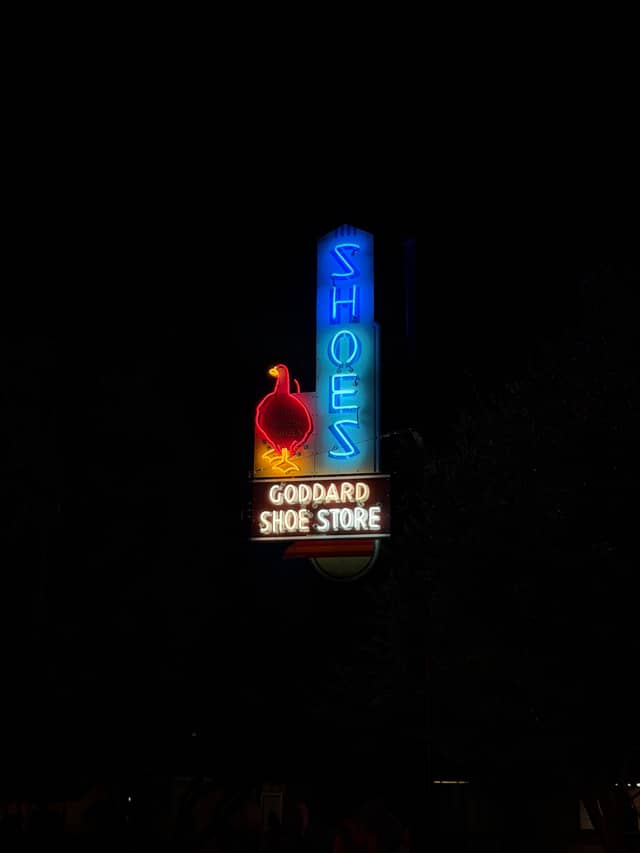 Goddard Shoe Store Neon Sign - Image 1