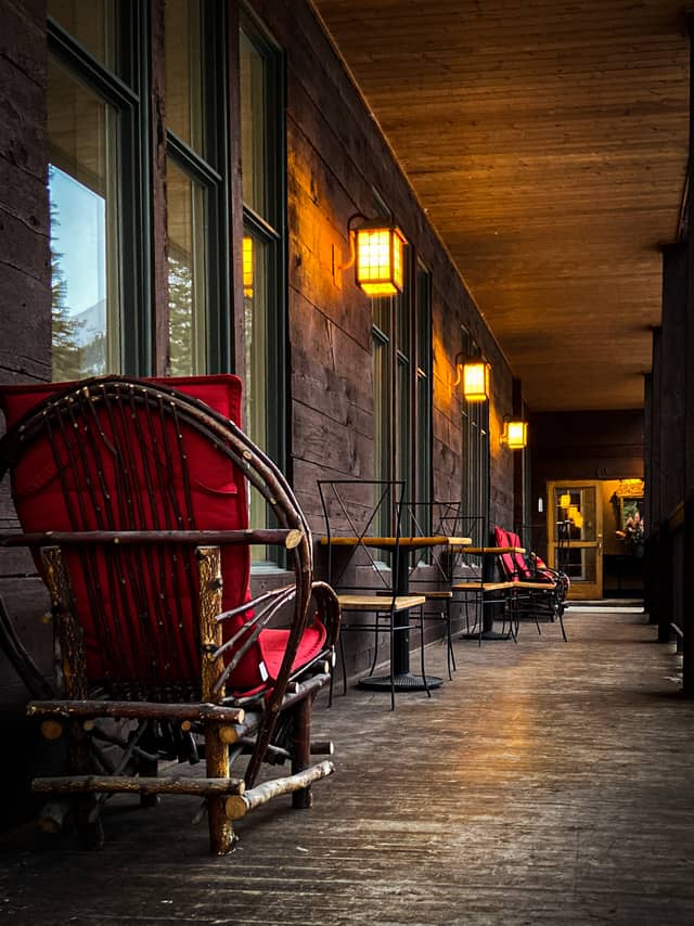 Emerald Lake Lodge Porch - Image 1