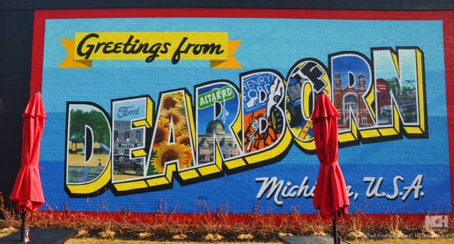 Greetings from Dearborn Mural - Image 1