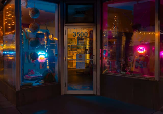 Nob Hill Neon Storefronts - Image 1