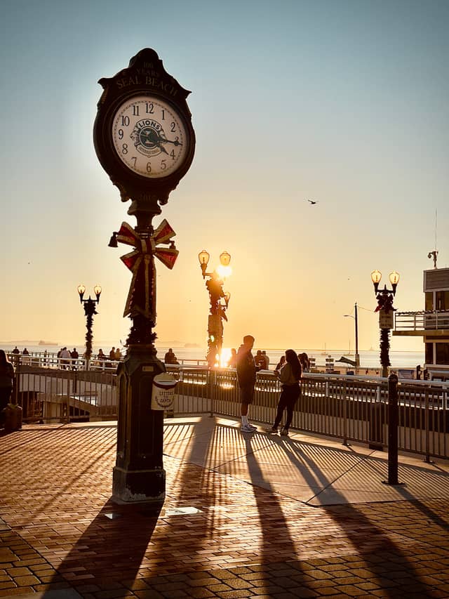 Seal Beach Pier Clock - Image 1
