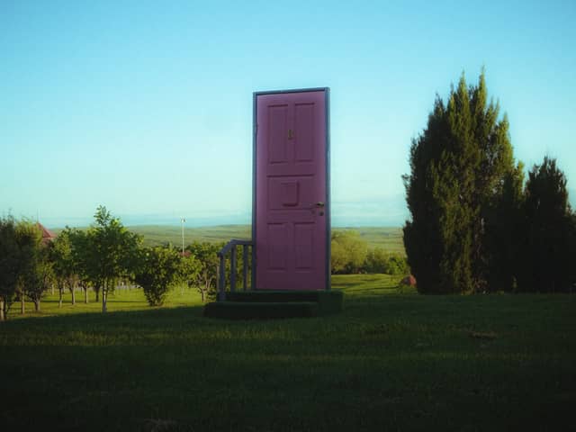 Pink Door Installation, Kachreti - Image 1