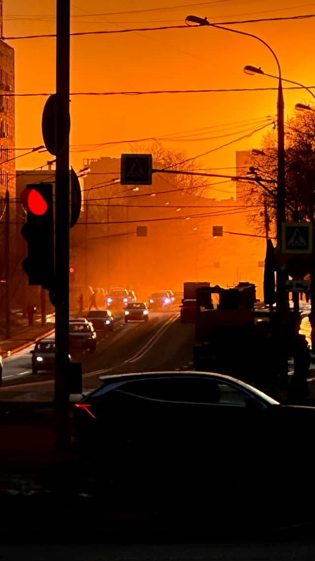Uralskaya Street Golden Hour - Image 1