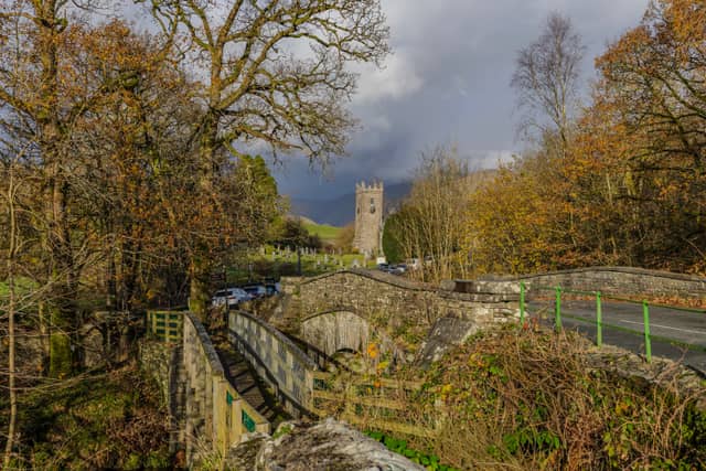 Jesus Church and Church Bridge, Troutbeck - Image 1