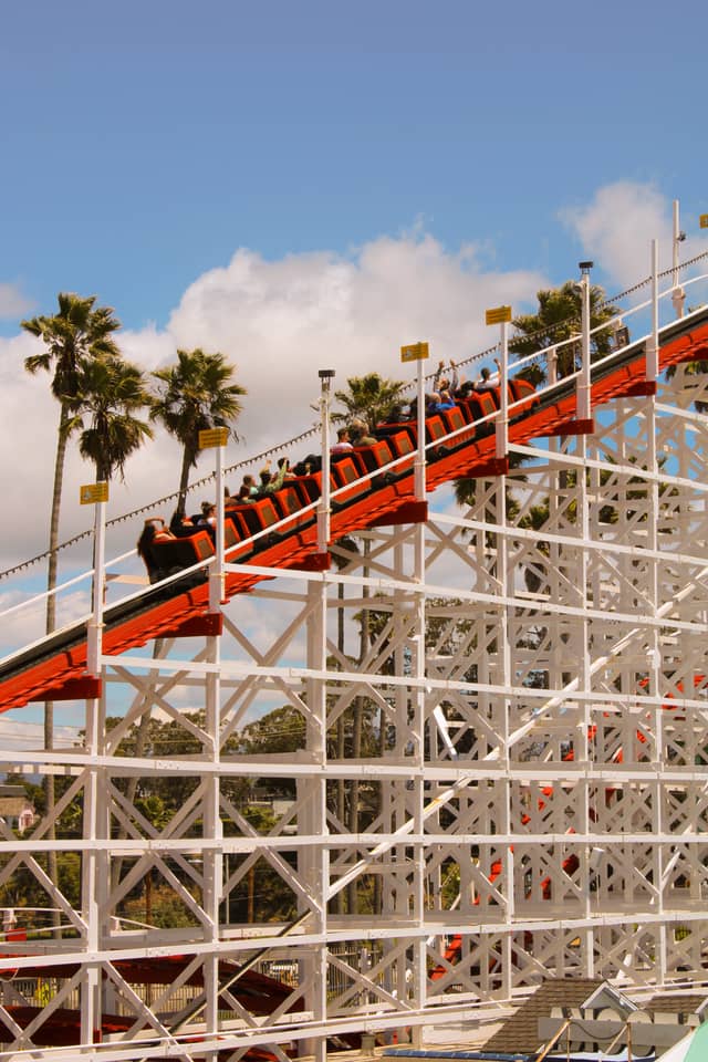 Giant Dipper at Santa Cruz Beach Boardwalk - Image 1