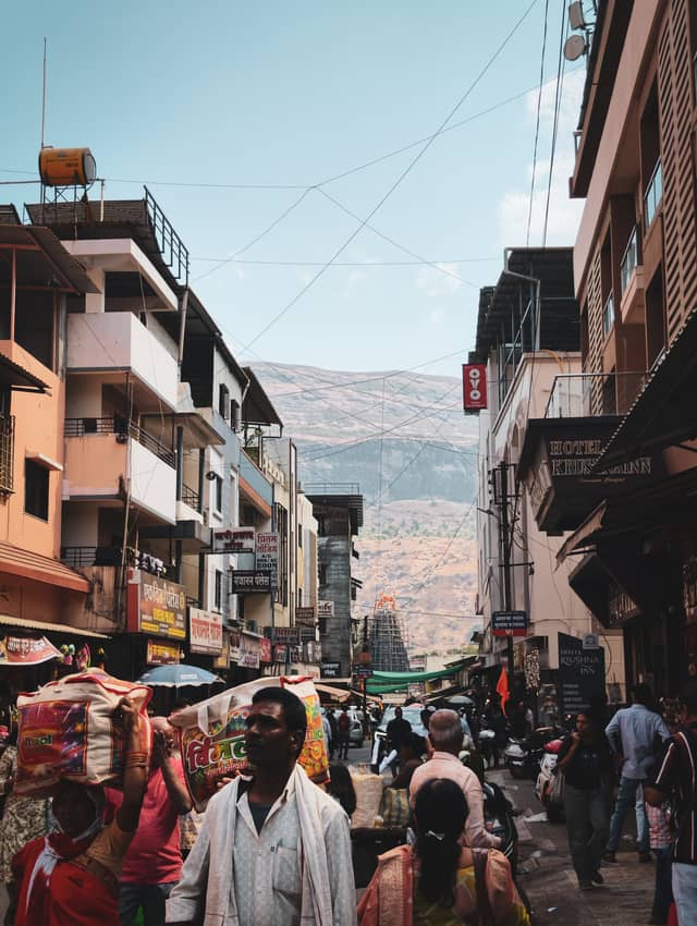 Trimbakeshwar Temple Street - Image 1