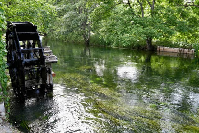 Daio Wasabi Farm Waterwheels - Image 1