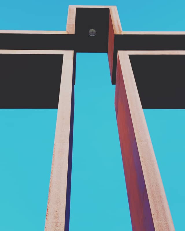 The Empty Cross at Coming King Sculpture Prayer Garden - Image 1