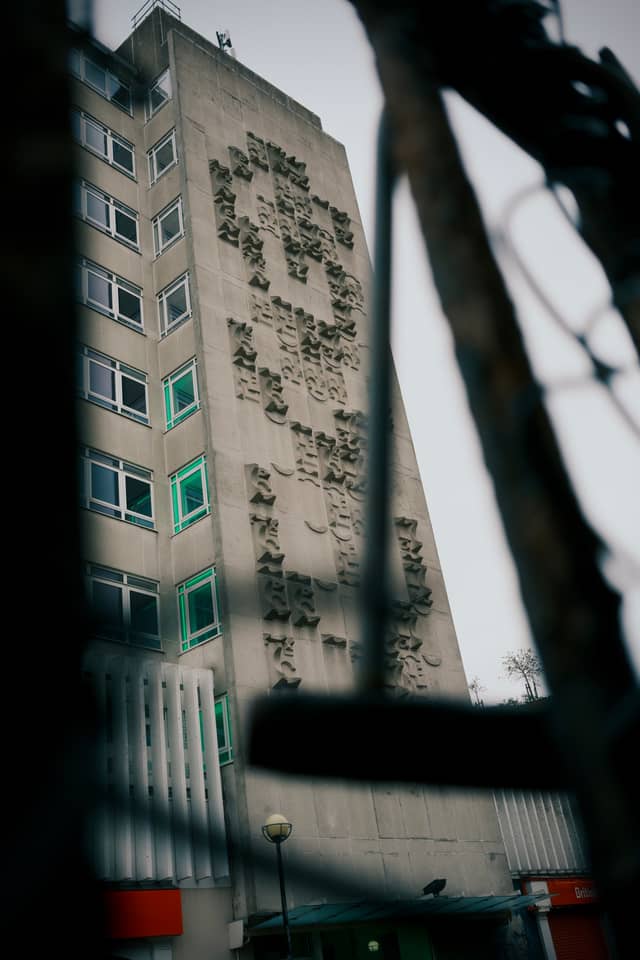 Riverside House Brutalist Relief - Image 1