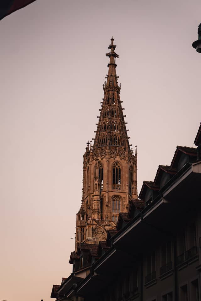 Bern Minster Spire from Fricktreppe - Image 1