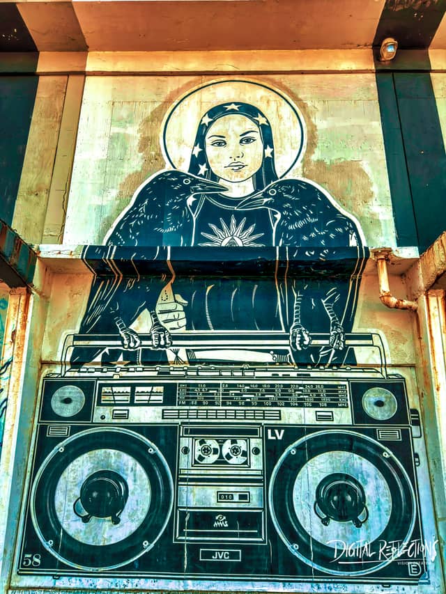 Asbury Park Wooden Walls Mural - Image 1