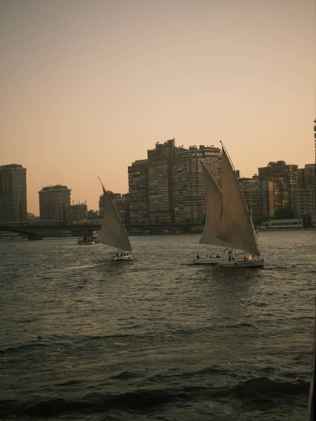 Nile River Feluccas at El Manial - Image 1