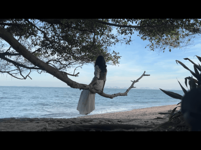 Pattaya Beach Tree Overhang - Image 1