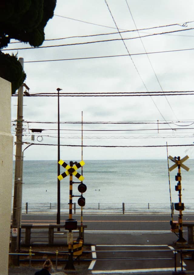 Kamakura Seaside Railroad Crossing - Image 1