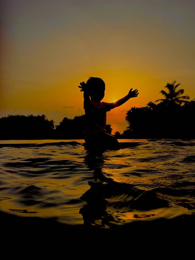 Aare Ware Beach Sunset - Image 1
