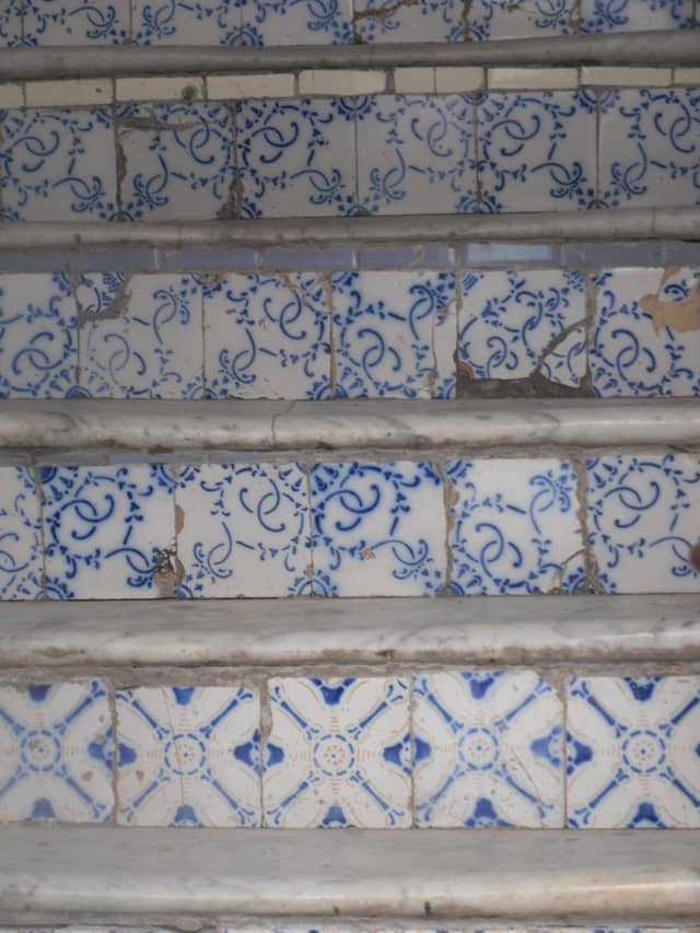 Medina of Tunis Tiled Stairs - Image 1