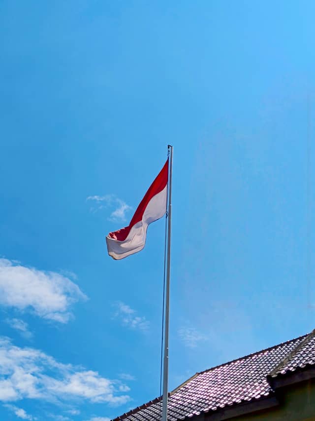 Indonesian Flag in Malang - Image 1