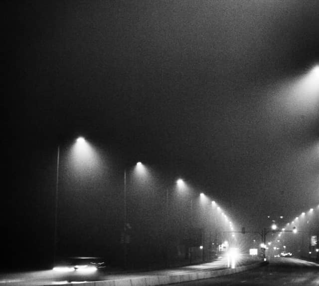 Ilinden District Foggy Roadway - Image 1