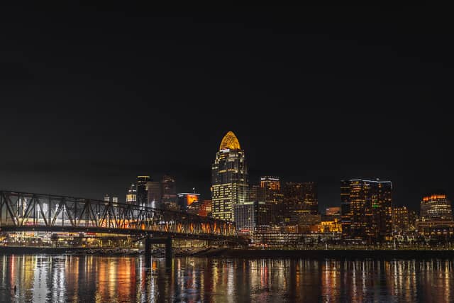 Cincinnati Skyline from Newport Waterfront - Image 1
