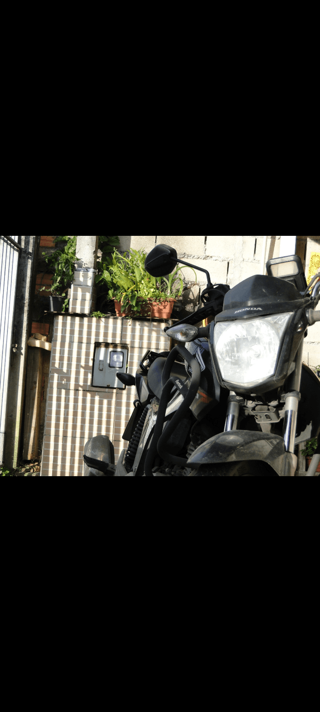 Urban Courtyard Motorcycle Detail - Image 1