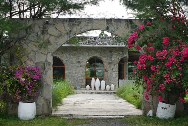 Rustic Stone Arch Garden - Image 1