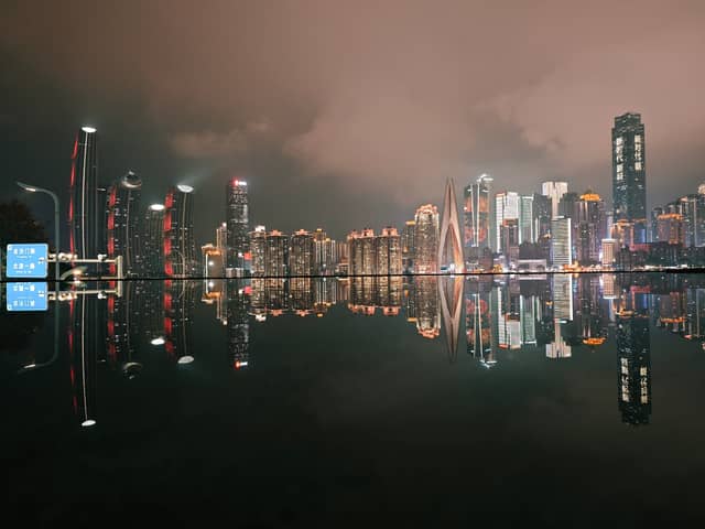 Jiangbeizui Skyline Reflection - Image 1
