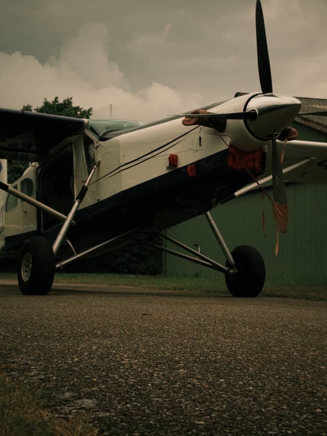 Vintage Propeller Plane at Kolding - Image 1