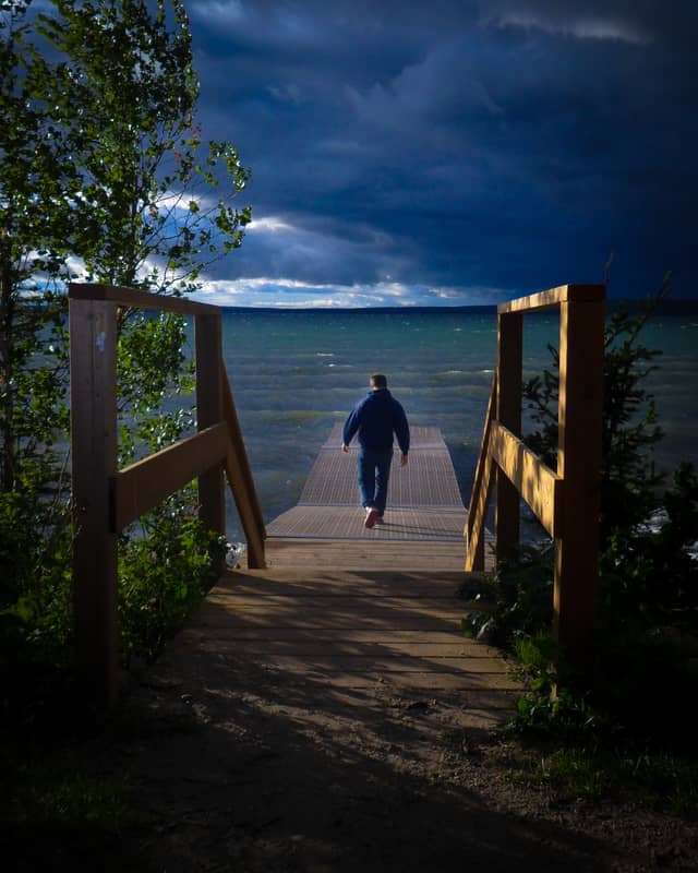 Clear Lake Dock, Wasagaming - Image 1
