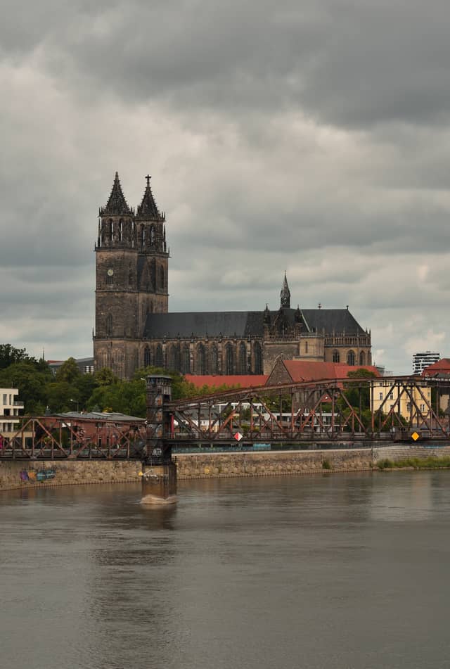 Magdeburg Cathedral and Hubbrücke - Image 1