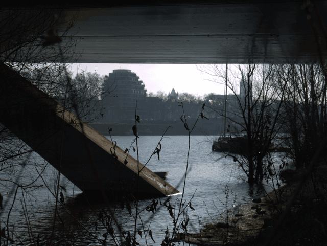 Maine Riverbank View of Angers - Image 1