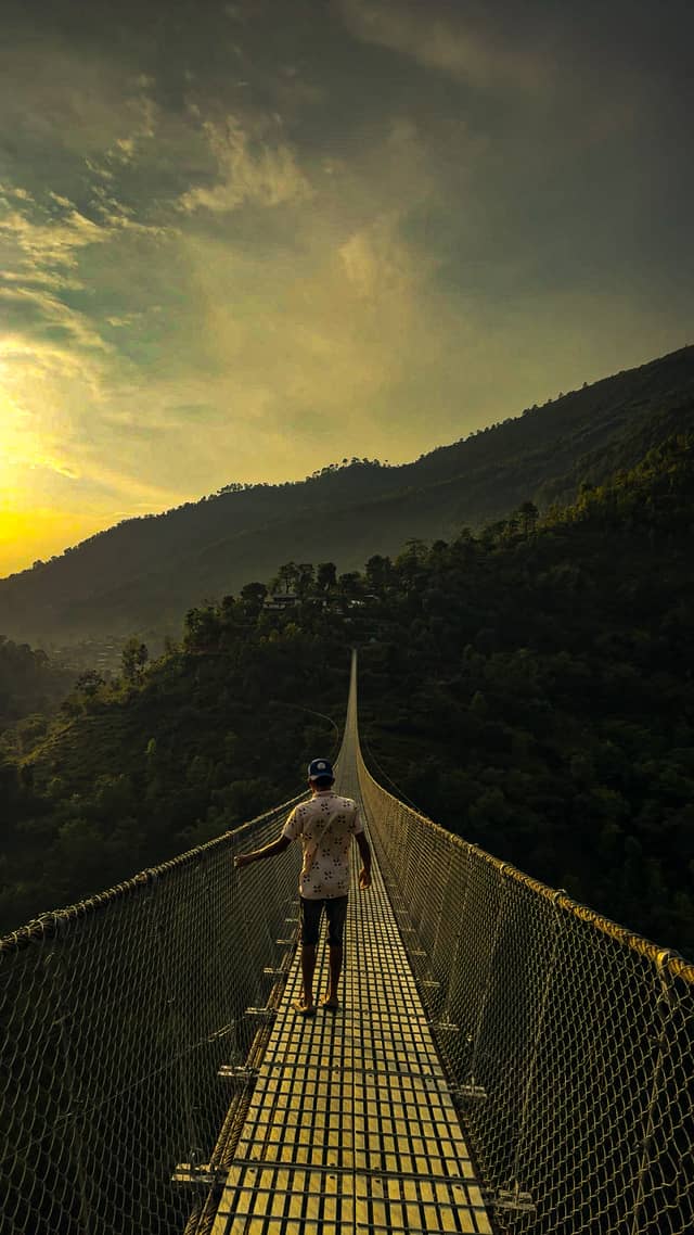 Apchaur Suspension Bridge - Image 1