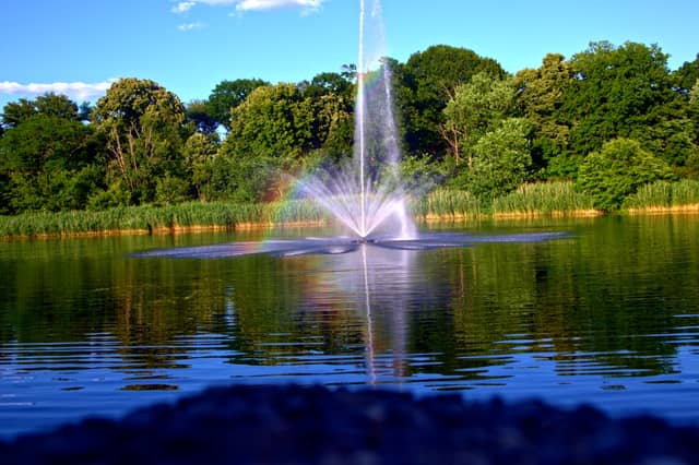 Branch Brook Park Lake Fountain - Image 1