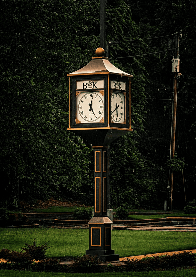 Historic Somerville Town Square Clock - Image 1