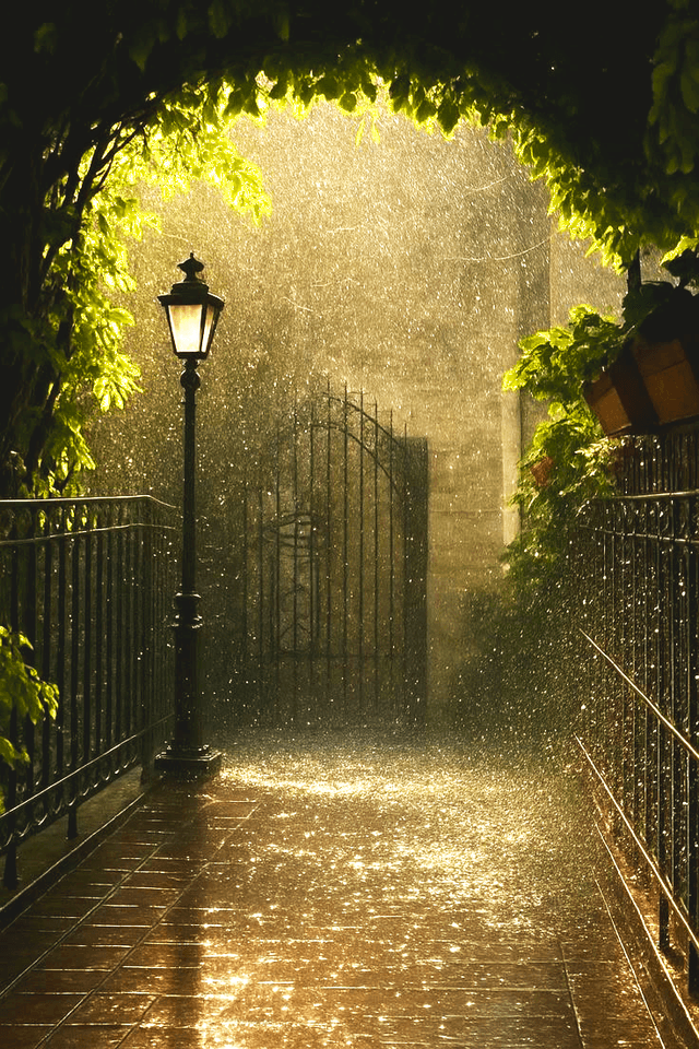 Golden Rain Garden Path - Image 1