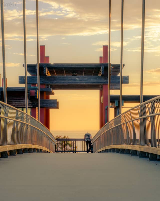 Scripps Seaside Forum Bridge - Image 1